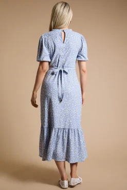 Dorothy Perkins Robe Midi Étagée En Jersey À Imprimé Léopard Avec Dos Noué<Femme Imprimé Léopard|Toutes Les Robes