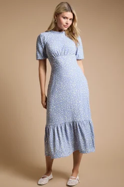 Dorothy Perkins Robe Midi Étagée En Jersey À Imprimé Léopard Avec Dos Noué<Femme Imprimé Léopard|Toutes Les Robes