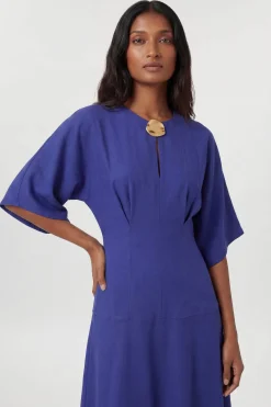 KarenMillen Robe Midi À Taille Basse En Modal<Femme Toutes Les Robes|Robes Mi-Longues