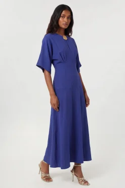 KarenMillen Robe Midi À Taille Basse En Modal<Femme Toutes Les Robes|Robes Mi-Longues