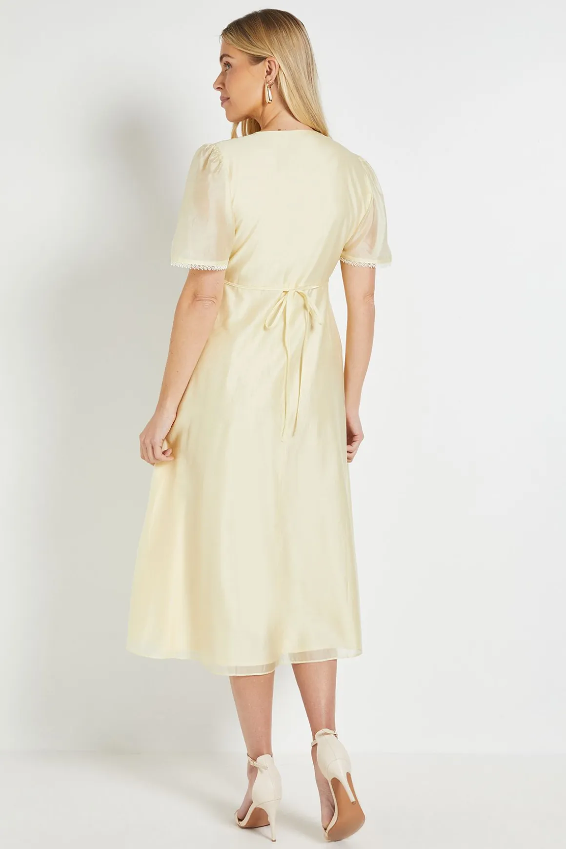 Robe Midi Torsadée En Tencel Petite