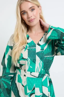 Robe Midi Tropicale D'été Petite