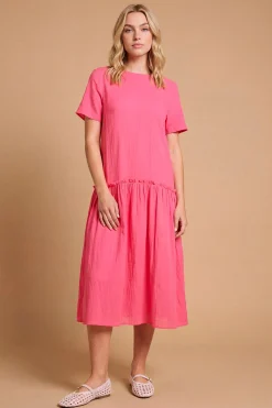 Dorothy Perkins Robe Midi T-shirt À Taille Basse<Femme Robes|Robes Mi-Longues
