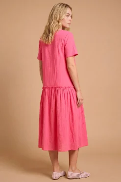 Dorothy Perkins Robe Midi T-shirt À Taille Basse<Femme Robes|Robes Mi-Longues