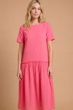 Dorothy Perkins Robe Midi T-shirt À Taille Basse<Femme Robes|Robes Mi-Longues