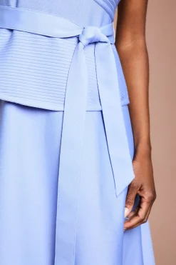 Coast Robe Midi Évasée à Bandage et Décolleté Bardot<Femme Toutes Les Robes|Robes Mi-Longues