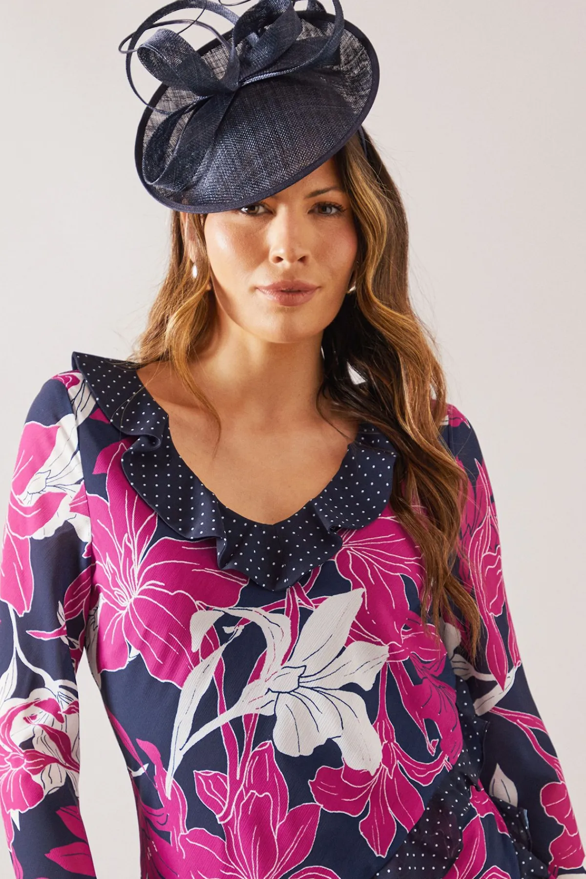 Wallis Robe Midi à Volants Imprimé Floral Mixte<Femme Toutes Les Robes|Robes Mi-Longues