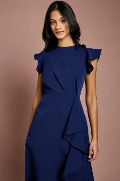 Coast Robe Midi À Volants Petite Taille<Femme Robes Mi-Longues|Robes