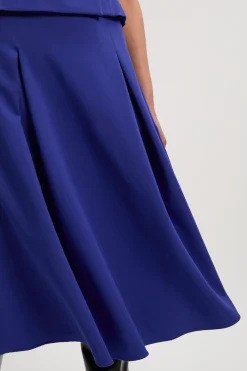 Robe Mi-Longue Ajustée Essential Compacte avec Ceinture