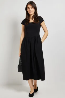 Dorothy Perkins Robe Mi-Longue Cintrée à Encolure Dégagée<Femme Toutes Les Robes|Robes D’Automne