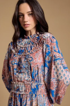 Oasis Robe Mi-Longue à Détails Volantés<Femme Toutes Les Robes|Robes Mi-Longues
