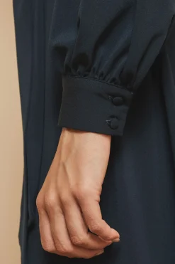 Robe Mi-Longue en Jersey à Ceinture