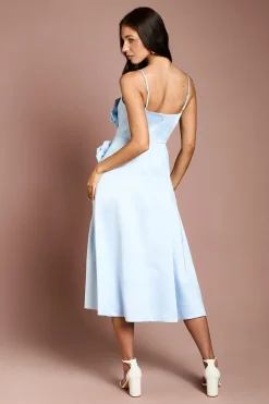Coast Robe Mi-longue En Satin Avec Détail Corsage<Femme Robes Mi-Longues|Satin Et Dentelle
