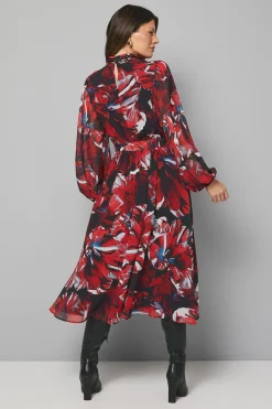 Wallis Robe Mi-Longue Florale à Clous Décoratifs<Femme Robes Mi-Longues|Robes Bohème