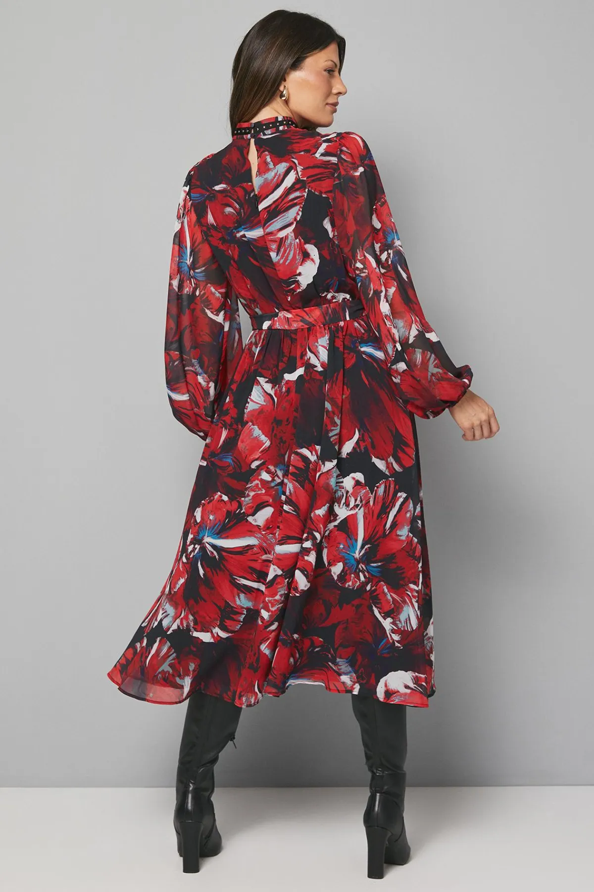 Wallis Robe Mi-Longue Florale à Clous Décoratifs<Femme Robes Mi-Longues|Robes Bohème