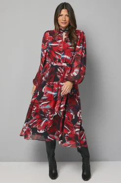 Wallis Robe Mi-Longue Florale à Clous Décoratifs<Femme Robes Mi-Longues|Robes Bohème