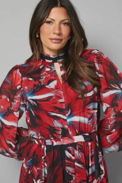 Wallis Robe Mi-Longue Florale à Clous Décoratifs<Femme Robes Mi-Longues|Robes Bohème