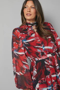 Wallis Robe Mi-Longue Florale à Clous Décoratifs<Femme Robes Mi-Longues|Robes Bohème