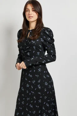 Dorothy Perkins Robe Mi-Longue e à Décolleté Goutte d'Eau<Femme Robes Mi-Longues|Robes À Manches Longues