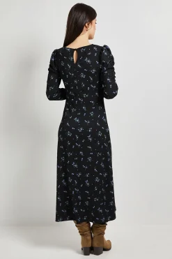 Dorothy Perkins Robe Mi-Longue e à Décolleté Goutte d'Eau<Femme Robes Mi-Longues|Robes À Manches Longues
