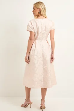 Wallis Robe Mi-Longue Jacquard avec Détails de Coutures - Petite Taille<Femme Toutes Les Robes|Robes Mi-Longues