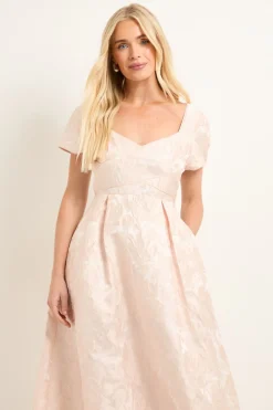 Wallis Robe Mi-Longue Jacquard avec Détails de Coutures - Petite Taille<Femme Toutes Les Robes|Robes Mi-Longues