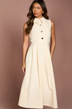 Robe Mi-Longue Moulante en Maille Bandage