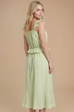 Dorothy Perkins Robe Mi-longue À Volants Froncés Avec Taille Élastiquée<Femme Robes|Robes Mi-Longues