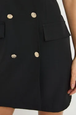 Robe Mini Ajustée Dos Nu Pour Grandes Tailles