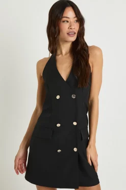 Robe Mini Ajustée Dos Nu Pour Grandes Tailles