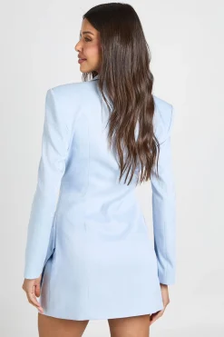 Robe Mini Ajustée À Drapé Frontal