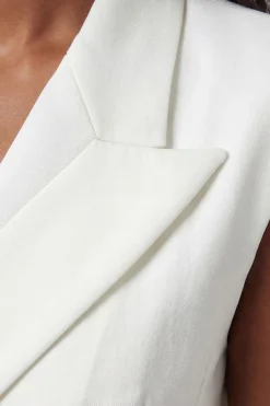 Robe Mini Ajustée À Détails De Coutures Stretch Compact Petite
