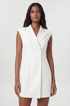 Robe Mini Ajustée À Détails De Coutures Stretch Compact Petite