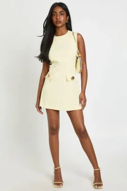 Robe Mini Ajustée Évasée Petite