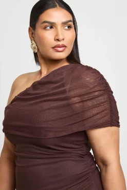 Robe Mini Asymétrique Grande Taille