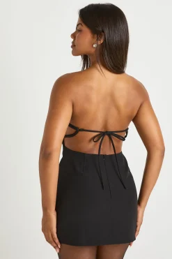 Robe mini bandeau A-line