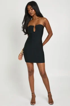 boohoo Robe Mini Bandeau Bandage Premium<Femme Robes Moulantes|Robes