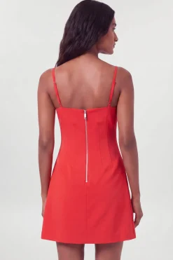 Robe Mini Bandeau En Stretch Compact