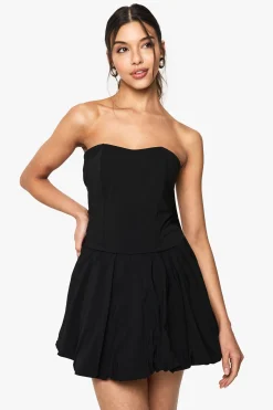 Robe Mini Bandeau À Jupe Bouffante Petite