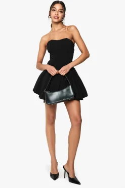 Robe Mini Bandeau À Jupe Bouffante Petite