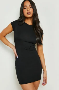 Robe Mini Basique à Manches Courtes Petite