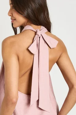 boohoo Robe Mini Blouson À Col Licou Texturé<Femme Robes|Robes Dos Nu
