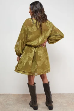 Oasis Robe Mini Bohème à Manches Nouées<Femme Robes Bohème|Robes