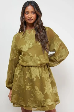 Oasis Robe Mini Bohème à Manches Nouées<Femme Robes Bohème|Robes