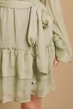 Robe Mini Bohème à Volants