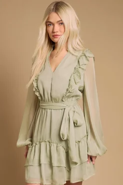 Robe Mini Bohème à Volants