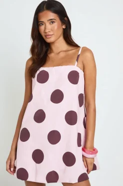 boohoo Robe Mini Boule Bouffante À Pois<Femme Pois|Robes
