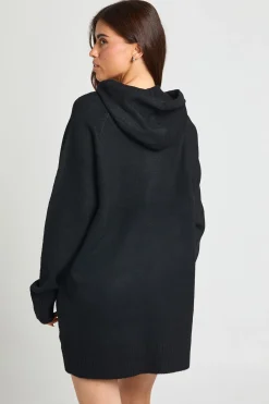 boohoo Robe Mini À Casynthétiqueche En Maille Oversize<Femme Pulls Et Gilets|Toutes Les Mailles