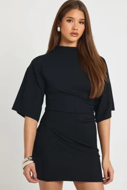 boohoo Robe mini cintrée à côtes<Femme Toutes Les Robes|Robes
