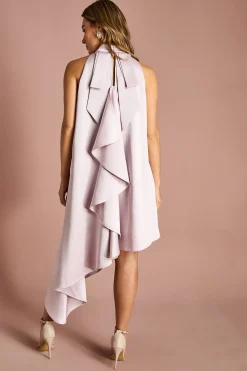 Coast Robe Mini à Col Halter, Ourlet Asymétrique et Nœud au Dos<Femme Robes|Robes Dos Nu